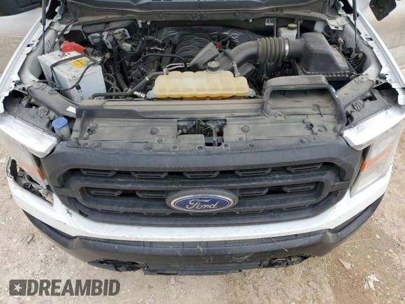 2021 Ford F-150 XL with VIN 1FTMF1C59MKF04988, listed as a Copart auction lot 45366475 with 68,839 mi miles and Salvage title. Bid and sale history available at DreamBid. Image 12.