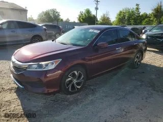 2016 Honda Accord Sedan LX with VIN 1HGCR2F30GA223080, listed as a Copart auction lot 52687775 with 130,420 mi miles and Salvage Title. Bid and sale history available at carsss.com. Image 1.