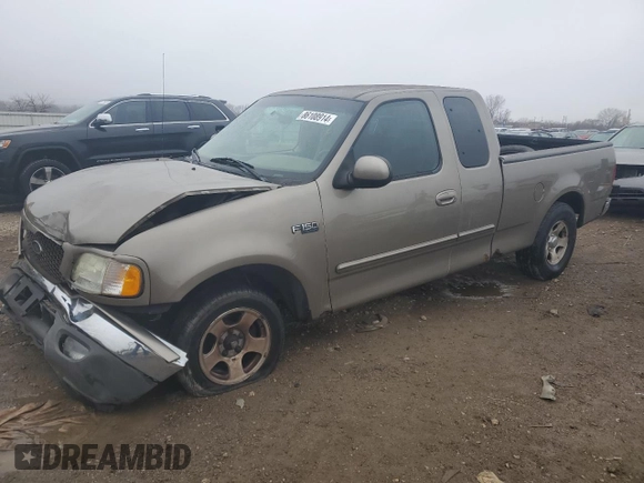 2003 Ford F-150 XL with VIN 1FTRX172X3NB49118, listed as a Copart auction lot 86108914 with 155,265 mi miles and Salvage Title. Bid and sale history available at carsss.com. Image 1.