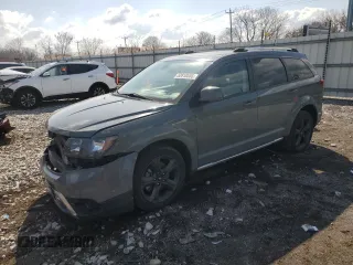 2019 Dodge Journey Crossroad z VIN 3C4PDCGG1KT803607, wystawiony jako Copart lot #52818555 z przebiegiem 87 226 mil mil oraz Szkoda całkowita • Salvage title. Historia ofert i sprzedaży dostępna na DreamBid. Obrazek 1.