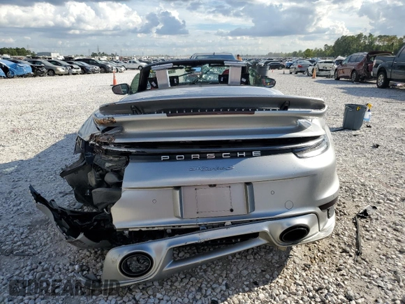 2021 Porsche 911 Turbo S with VIN WP0CD2A95MS263475, listed as a Copart auction lot 73601514 with 9,489 mi miles and Salvage Title. Bid and sale history available at DreamBid. Image 6.
