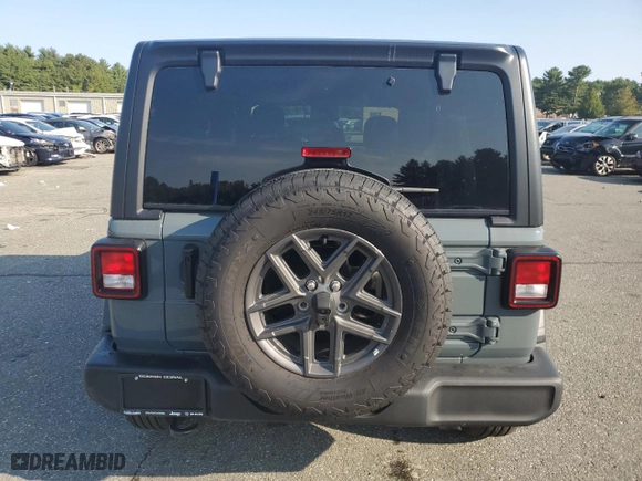 2024 Jeep Wrangler Sport with VIN 1C4PJXDG3RW244585, listed as a Copart auction lot 71541914 with 5,279 mi miles and Salvage Title. Bid and sale history available at carsss.com. Image 6.