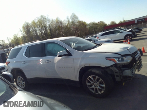 2018 Chevrolet Traverse LT Cloth with VIN 1GNERGKW4JJ185324, listed as a IAAI auction lot 41932090 with 192,785 mi miles. Bid and sale history available at carsss.com. Image 14.