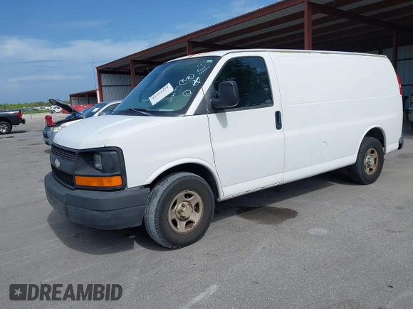 2006 Chevrolet Express Cargo with VIN 1GCFG15X161254451, listed as a IAAI auction lot 42454429 with 259,541 mi miles and . Bid and sale history available at DreamBid. Image 2.
