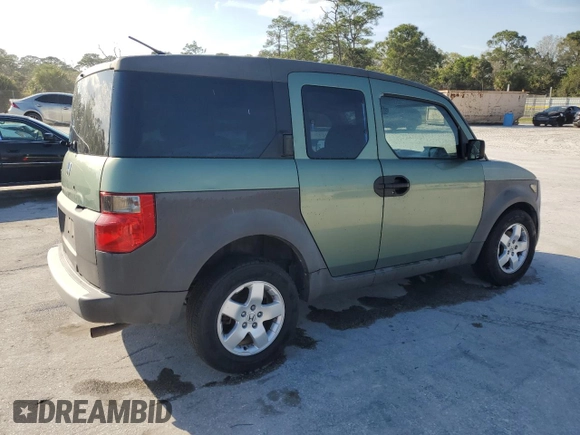 2004 Honda Element EX with VIN 5J6YH18604L015722, listed as a Copart auction lot 47357365 with 263,982 mi miles and Salvage Title. Bid and sale history available at DreamBid. Image 3.