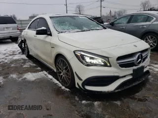 2018 Mercedes-Benz CLA 45 AMG with VIN WDDSJ5CB0JN577816, listed as a Copart auction lot 39734384 with 55,203 mi miles and . Bid and sale history available at DreamBid. Image 4.