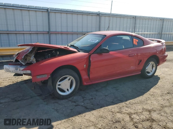 1997 Ford Mustang with VIN 1FALP4041VF100606, listed as a Copart auction lot 48688245 with 178,912 mi miles and Clean Title. Bid and sale history available at carsss.com. Image 1.