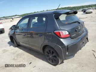 2024 Mitsubishi Mirage Black Edition with VIN ML32AWHJ5RH003144, listed as a Copart auction lot 63340375 with 80,712 mi miles and Salvage title. Bid and sale history available at DreamBid. Image 2.