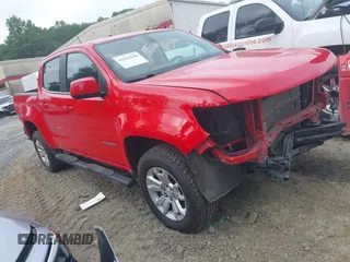 2020 Chevrolet Colorado 2WD LT with VIN 1GCGSCEN3L1131811, listed as a IAAI auction lot 42263856 with 91,589 mi miles and . Bid and sale history available at DreamBid. Image 1.