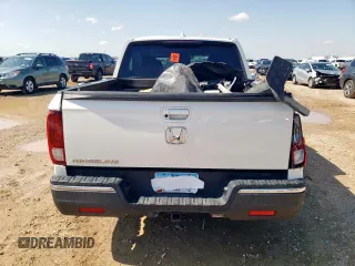 2017 Honda Ridgeline RTL with VIN 5FPYK2F52HB008083, listed as a Copart auction lot 58738935 with Not provided miles and Salvage title. Bid and sale history available at DreamBid. Image 6.
