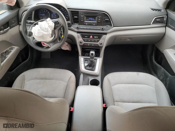 2017 Hyundai Elantra SE with VIN 5NPD74LF2HH096779, listed as a Copart auction lot 49839685 with 127,777 mi miles and Salvage Title. Bid and sale history available at carsss.com. Image 8.