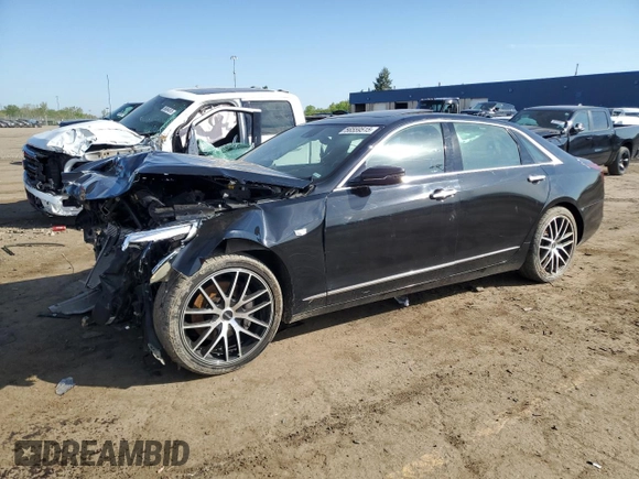 2018 Cadillac CT6 AWD z VIN 1G6KB5RS9JU132448, wystawiony jako Copart lot #56559515 z przebiegiem 109 823 mil mil oraz Szkoda całkowita • Salvage title. Historia ofert i sprzedaży dostępna na DreamBid. Obrazek 1.