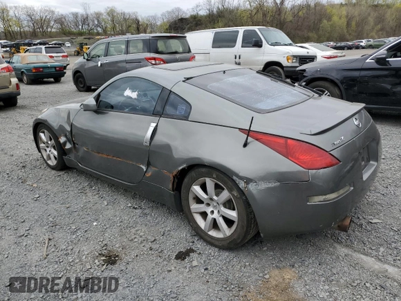2003 Nissan 350Z Enthusiast with VIN JN1AZ34D93T100919, listed as a Copart auction lot 53083435 with 183,435 mi miles and Clean Title. Bid and sale history available at carsss.com. Image 2.