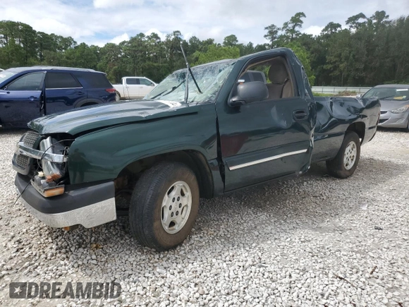 2003 Chevrolet Silverado 1500 with VIN 1GCEC14V73Z327567, listed as a Copart auction lot 71125144 with Not Provided miles and Non Repairable. Bid and sale history available at carsss.com. Image 1.