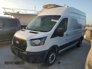 2023 Ford Transit Cargo with VIN 1FTBR1X87PKB88921, listed as a Copart auction lot 74318114 with Not Provided miles and Salvage Title. Bid and sale history available at DreamBid. Image 1.