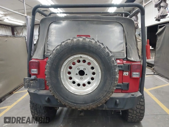 2008 Jeep Wrangler X with VIN 1J4FA24168L556839, listed as a IAAI auction lot 41729032 with 50,578 mi miles and . Bid and sale history available at DreamBid. Image 16.