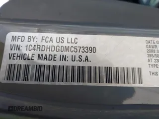 2021 Dodge Durango GT Plus z VIN 1C4RDHDG0MC573390, wystawiony jako IAAI lot #41899514 z przebiegiem 108 819 mil mil oraz . Historia ofert i sprzedaży dostępna na DreamBid. Obrazek 9.
