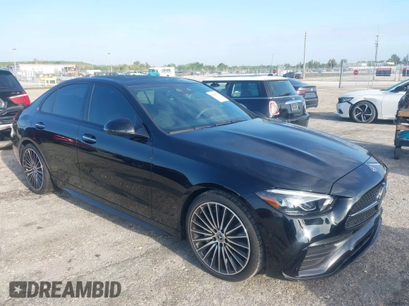 2024 Mercedes-Benz C 300 with VIN W1KAF4GB7RR156309, listed as a IAAI auction lot 42008478 with 5,350 mi miles and . Bid and sale history available at DreamBid. Image 1.