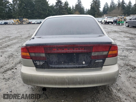 2001 Subaru Legacy with VIN 4S3BE645016202306, listed as a Copart auction lot 45784295 with 93,256 mi miles and Salvage title. Bid and sale history available at DreamBid. Image 6.