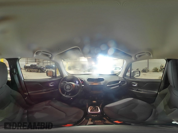 2018 Jeep Renegade Latitude with VIN ZACCJABB2JPH95742, listed as a Copart auction lot 54157855 with 107,300 mi miles and Salvage title. Bid and sale history available at DreamBid. Image 16.