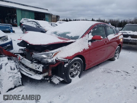 2022 Toyota Prius LE with VIN JTDL9MFU7N3037864, listed as a Copart auction lot 48188275 with 37,511 mi miles and Salvage title. Bid and sale history available at DreamBid. Image 1.