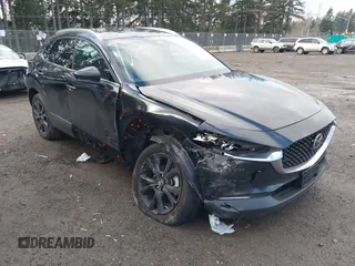 2024 Mazda CX-30 Premium Plus with VIN 3MVDMBEY7RM662229, listed as a IAAI auction lot 41355522 with 8,825 mi miles and . Bid and sale history available at carsss.com. Image 1.