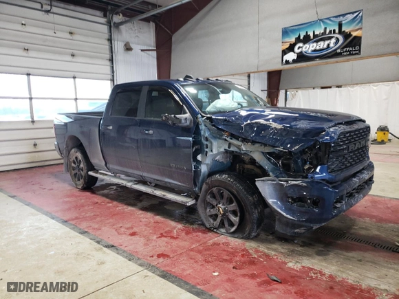 2024 Ram 2500 Big Horn with VIN 3C6UR5DL4RG239656, listed as a Copart auction lot 43509895 with 3,956 mi miles and Salvage Title. Bid and sale history available at carsss.com. Image 4.