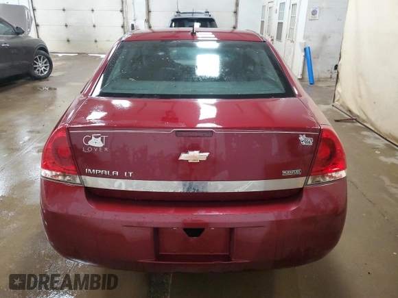 2009 Chevrolet Impala LT with VIN 2G1WT57K091236907, listed as a Copart auction lot 54428995 with 146,547 mi miles and Clean Title. Bid and sale history available at DreamBid. Image 6.