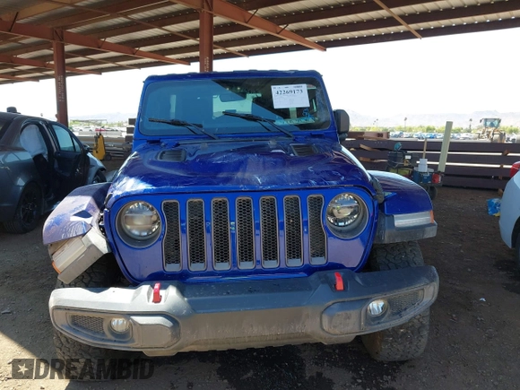 2020 Jeep Wrangler Unlimited Rubicon z VIN 1C4HJXFG1LW234257, wystawiony jako IAAI lot #42269173 z przebiegiem 44 335 mil mil oraz . Historia ofert i sprzedaży dostępna na DreamBid. Obrazek 6.