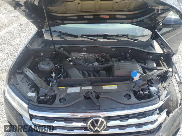 2023 Volkswagen Atlas SE with VIN 1V2KR2CA3PC545101, listed as a Copart auction lot 55264465 with 19,264 mi miles and Salvage title. Bid and sale history available at DreamBid. Image 12.