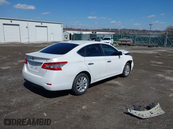 2015 Nissan Sentra SV with VIN 3N1AB7AP5FY350356, listed as a IAAI auction lot 41851745 with 136,182 mi miles and . Bid and sale history available at DreamBid. Image 4.