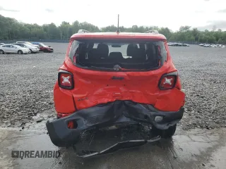 2021 Jeep Renegade 80th Anniversary with VIN ZACNJDBB8MPM68757, listed as a Copart auction lot 64491365 with 58,111 mi miles and Salvage title. Bid and sale history available at DreamBid. Image 6.