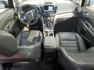 2016 Ford C-Max Energi SEL with VIN 1FADP5CU0GL111784, listed as a Copart auction lot 89015295 with 91,746 mi miles and Salvage Title. Bid and sale history available at carsss.com. Image 8.
