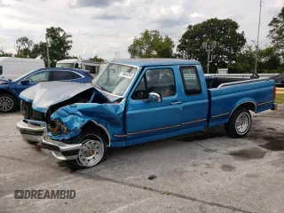 1994 Ford F-150 with VIN 1FTEX15N9RKA90651, listed as a Copart auction lot 70864204 with 155,437 mi miles and Salvage Title. Bid and sale history available at carsss.com. Image 1.