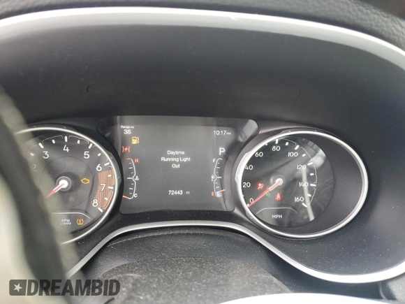 2018 Jeep Compass Latitude with VIN 3C4NJDBB1JT398204, listed as a Copart auction lot 45793145 with 72,443 mi miles and Salvage Title. Bid and sale history available at DreamBid. Image 9.