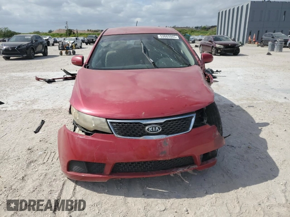 2013 Kia Forte EX with VIN KNAFU4A28D5736339, listed as a Copart auction lot 53665065 with 195,947 mi miles and Salvage Title. Bid and sale history available at carsss.com. Image 5.