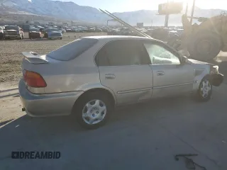2000 Honda Civic EX with VIN 1HGEJ8644YL028293, listed as a Copart auction lot 47086695 with 278,884 mi miles and Salvage Title. Bid and sale history available at carsss.com. Image 3.