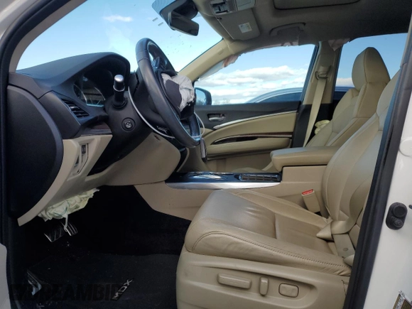 2018 Acura MDX Sport Hybrid w/Technology Pkg with VIN 5J8YD7H52JL000695, listed as a Copart auction lot 38341403 with 62,966 mi miles. Bid and sale history available at carsss.com. Image 7.