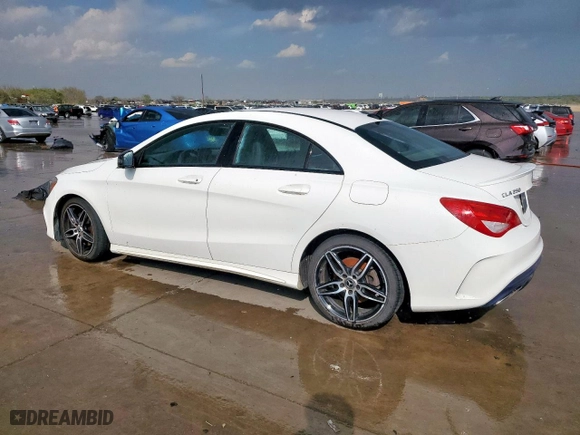2019 Mercedes-Benz CLA with VIN WDDSJ4EBXKN721879, listed as a Copart auction lot 50407905 with 68,937 mi miles and Salvage Title. Bid and sale history available at carsss.com. Image 2.