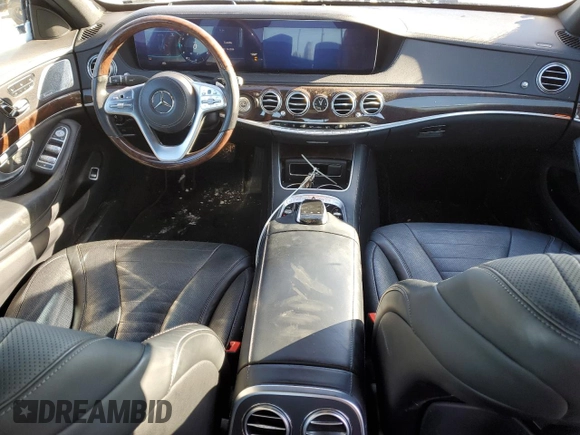 2018 Mercedes-Benz S 560 with VIN WDDUG8GB5JA382224, listed as a Copart auction lot 88408125 with 80,825 mi miles and Salvage Title. Bid and sale history available at carsss.com. Image 8.