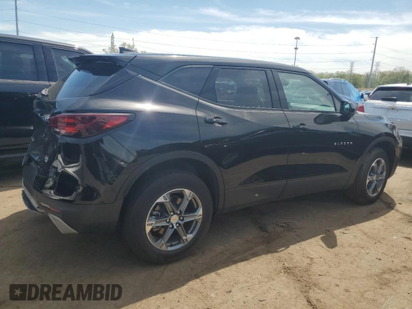 2024 Chevrolet Blazer LT with VIN 3GNKBCR40RS256047, listed as a Copart auction lot 56043895 with 12,633 mi miles and Clean title. Bid and sale history available at DreamBid. Image 3.