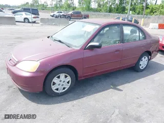 2003 Honda Civic LX with VIN 2HGES16583H571200, listed as a IAAI auction lot 42103633 with 177,302 mi miles. Bid and sale history available at carsss.com. Image 2.