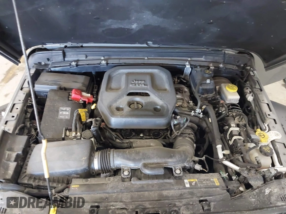 2021 Jeep Wrangler Unlimited Sport S with VIN 1C4HJXDN9MW819753, listed as a IAAI auction lot 41415569 with 43,263 mi miles and . Bid and sale history available at DreamBid. Image 10.