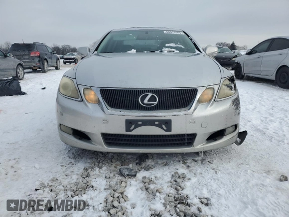 2008 Lexus GS 350 with VIN JTHBE96S580028622, listed as a Copart auction lot 44801125 with 342,828 mi miles and Salvage Title. Bid and sale history available at carsss.com. Image 5.