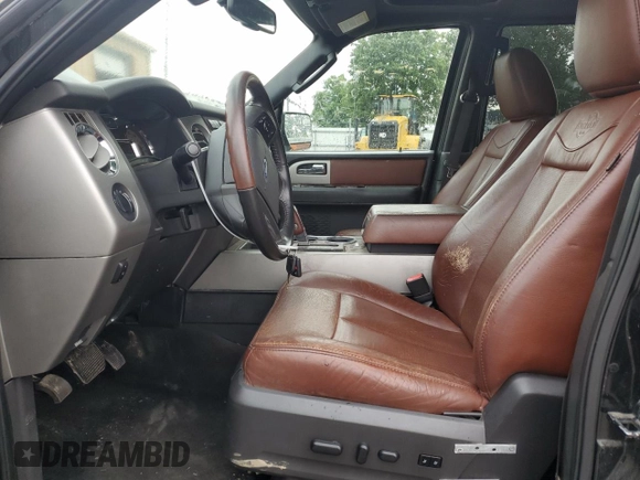 2012 Ford Expedition Max King Ranch with VIN 1FMJK1J52CEF64587, listed as a Copart auction lot 61662885 with 117,375 mi miles and Clean title. Bid and sale history available at DreamBid. Image 7.
