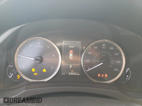 2019 Lexus IS 300 with VIN JTHBA1D27K5087469, listed as a Copart auction lot 59920825 with 43,045 mi miles and Salvage title. Bid and sale history available at DreamBid. Image 9.