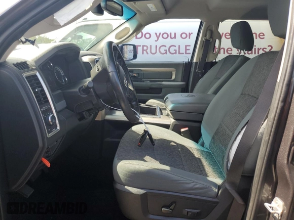 2015 Ram 1500 Big Horn with VIN 1C6RR7LT6FS642612, listed as a Copart auction lot 61060605 with 173,212 mi miles and Salvage title. Bid and sale history available at DreamBid. Image 7.