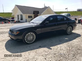 2004 BMW 7 Series with VIN WBAGL83524DC47028, listed as a Copart auction lot 59544205 with 81,953 mi miles and Salvage title. Bid and sale history available at DreamBid. Image 1.
