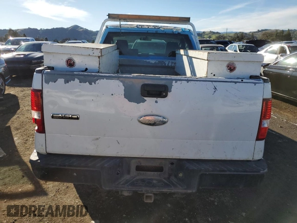 2007 Ford F-150 XL with VIN 1FTRF12237KC68629, listed as a Copart auction lot 87322514 with 167,487 mi miles and Salvage Title. Bid and sale history available at carsss.com. Image 6.