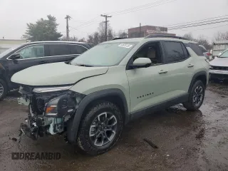 2025 Chevrolet Equinox AWD ACTIV with VIN 3GNAXSEG9SL131037, listed as a Copart auction lot 50828135 with 2,064 mi miles and Salvage title. Bid and sale history available at DreamBid. Image 1.